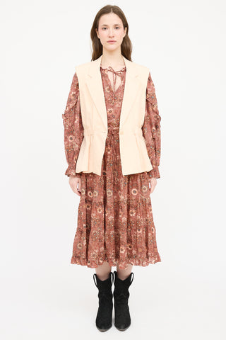 Ulla Johnson Beatriz Cinched Vest
