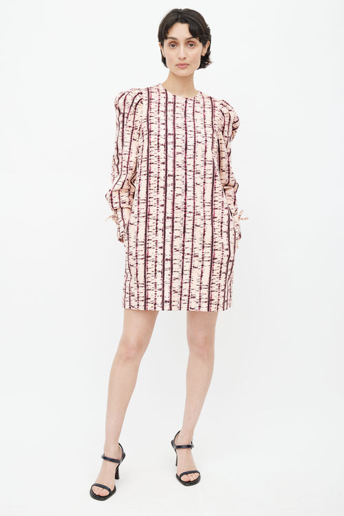 Ulla Johnson Pink & Purple Manon Tie Dye Dress
