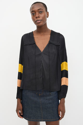 Ulla Johnson Pleated Tania Blouse