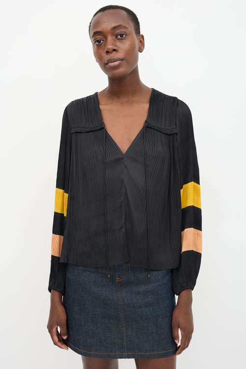 Ulla Johnson Pleated Tania Blouse