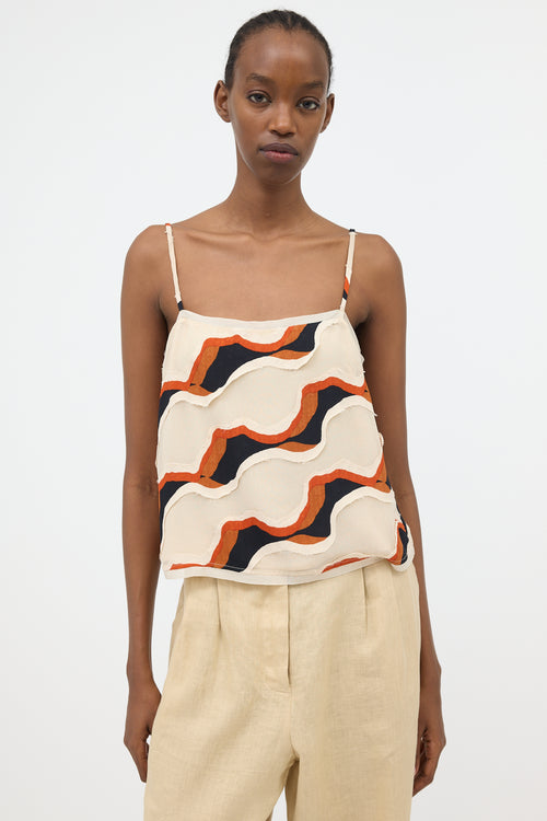 Ulla Johnson Printed Cali Tank Top