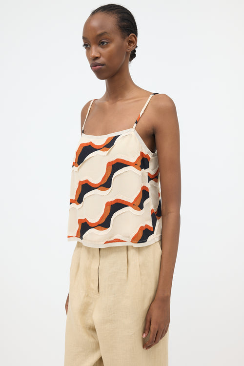 Ulla Johnson Printed Cali Tank Top