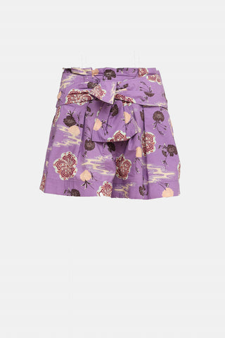 Ulla JohnsonPleated Floral  Short
