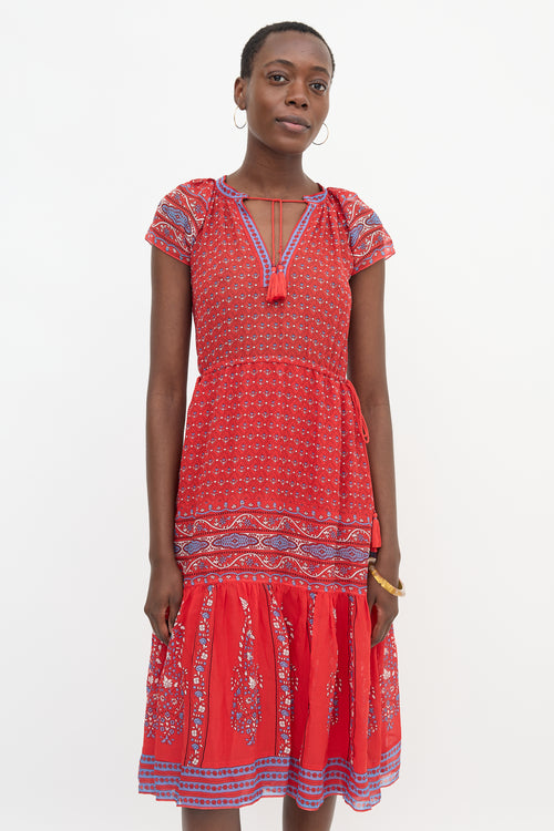 Ulla Johnson Silk Sheer Floral Dress