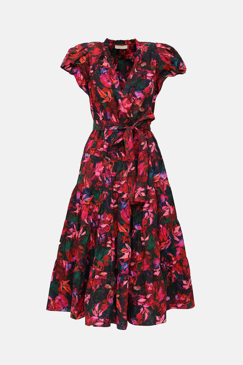 Ulla Johnson Belted Floral Dress