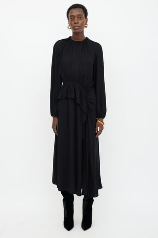 Ulla Johnson Ruched Asymmetrical Dress