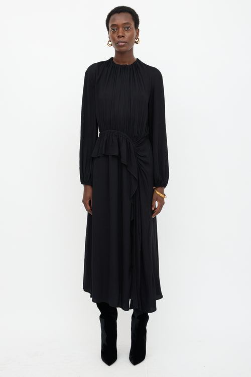 Ulla Johnson Ruched Asymmetrical Dress