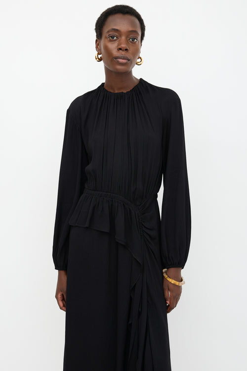 Ulla Johnson Ruched Asymmetrical Dress