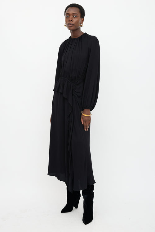 Ulla Johnson Ruched Asymmetrical Dress