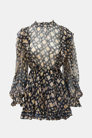 Ulla Johnson Silk Chiffon Vienne Dress