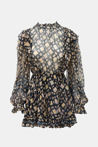 Ulla Johnson Silk Chiffon Vienne Dress