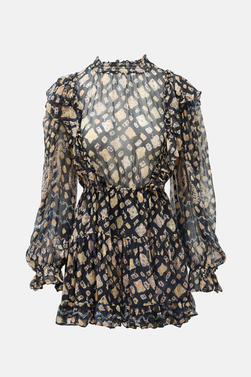 Ulla Johnson Silk Chiffon Vienne Dress