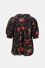 Ulla Johnson Silk Floral Dina Blouse