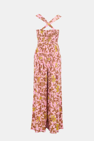 Ulla Johnson Silk Floral Josephine Jumpsuit