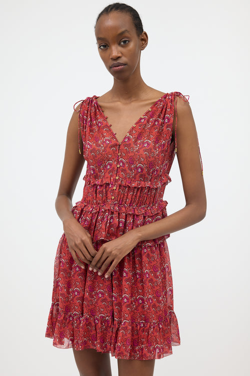Ulla Johnson Silk Printed Noelle Dress