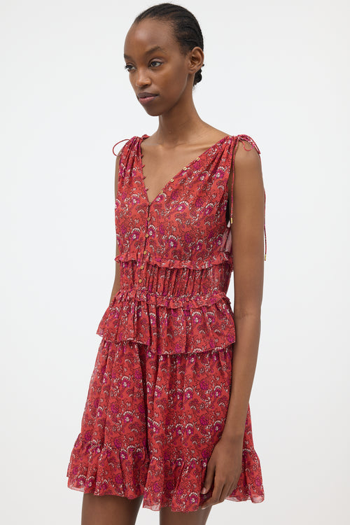 Ulla Johnson Silk Printed Noelle Dress