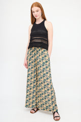 Ulla Johnson Silk Printed Sawyer Pant