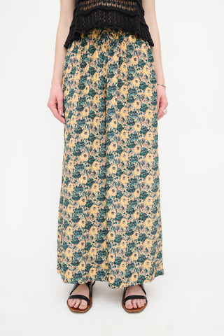 Ulla Johnson Silk Printed Sawyer Pant