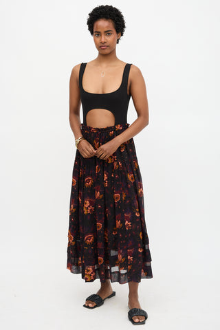 Ulla Johnson Silk Printed Rita Skirt