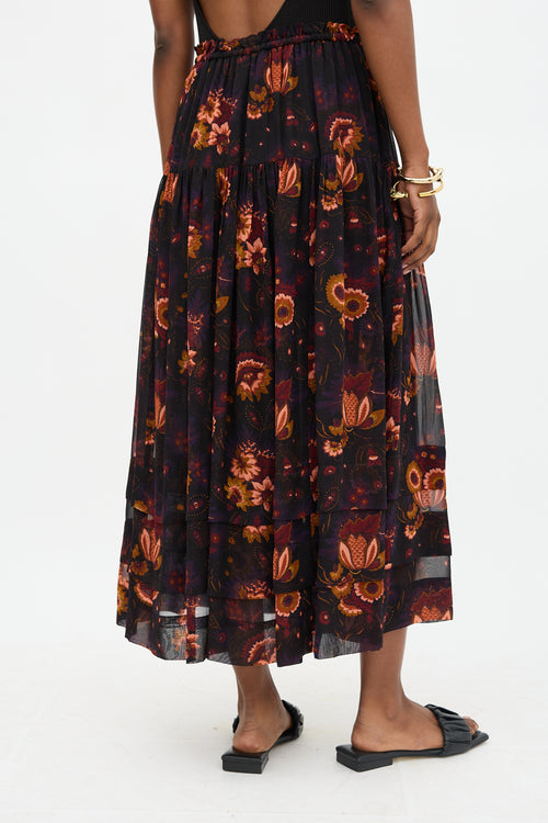 Ulla Johnson Silk Printed Rita Skirt