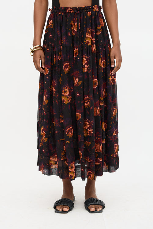 Ulla Johnson Silk Printed Rita Skirt