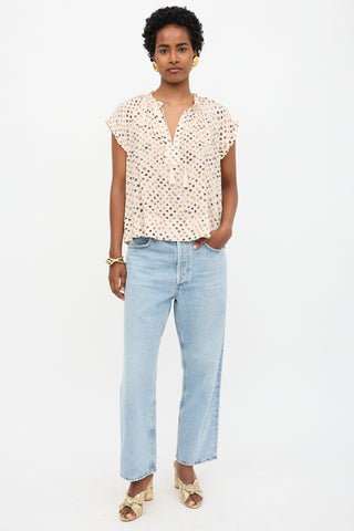Ulla Johnson Silk Printed Top