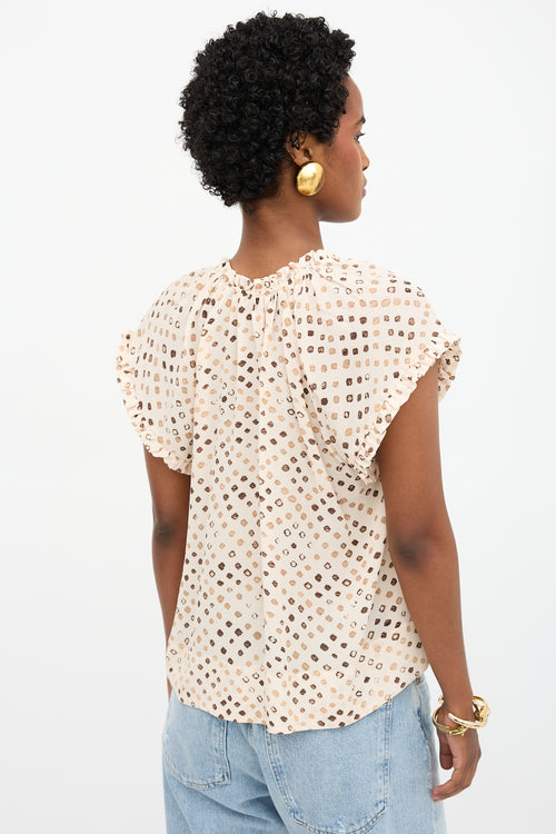 Ulla Johnson Silk Printed Top