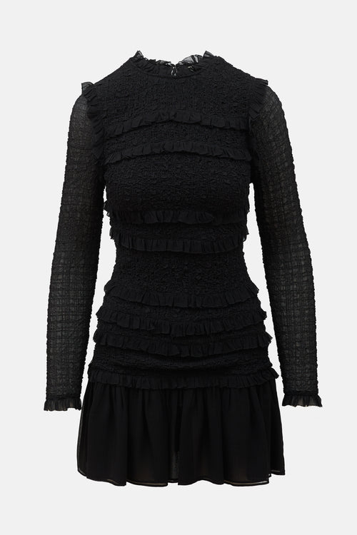 Ulla Johnson Silk Smocked Gia Dress