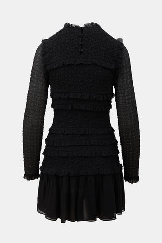 Ulla Johnson Silk Smocked Gia Dress
