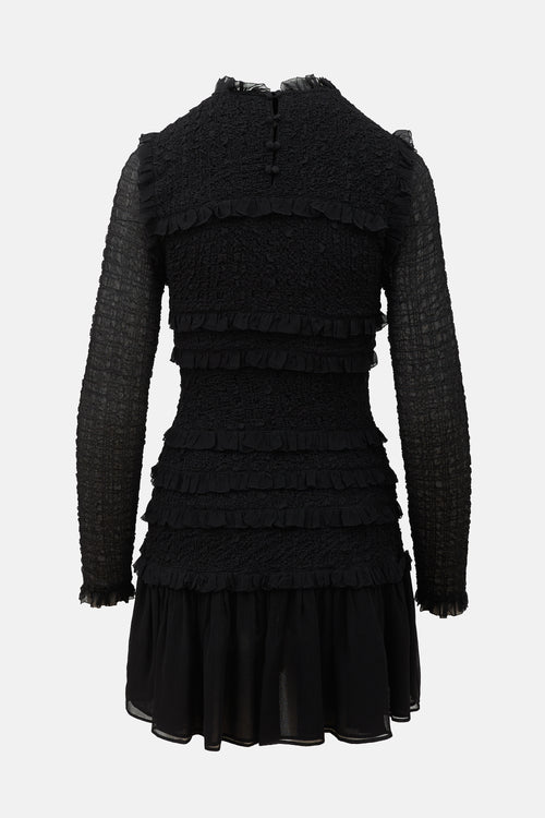 Ulla Johnson Silk Smocked Gia Dress