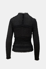 Ulla Johnson Silk Smocked Top