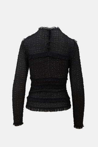 Ulla Johnson Silk Smocked Top