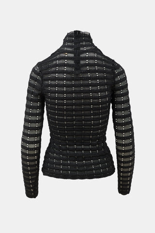 Ulla Johnson Smocked Eyelet Top