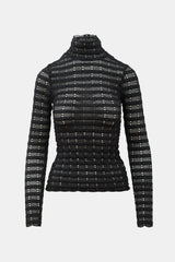 Ulla Johnson Smocked Eyelet Top