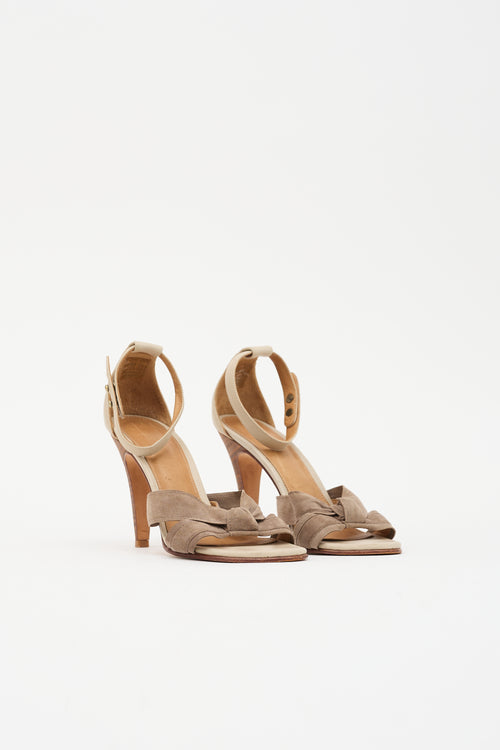 Ulla Johnson Suede Knot Sandal