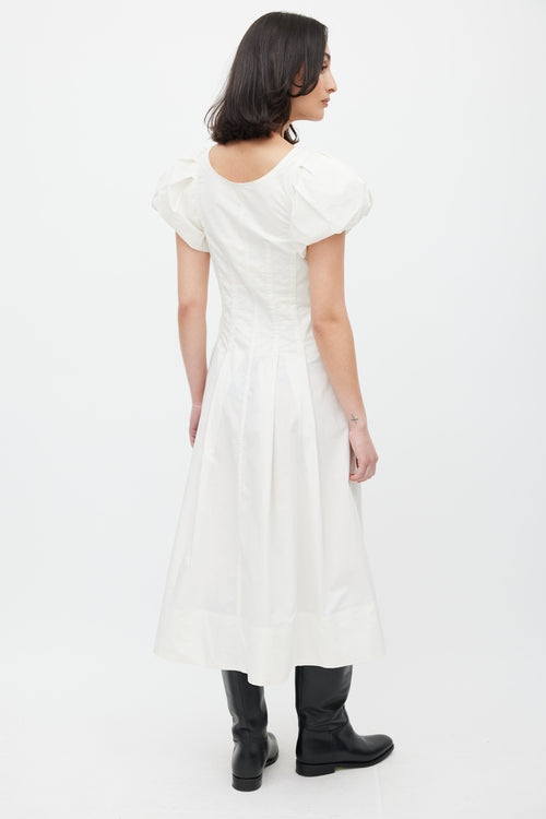 Ulla Johnson White Corset Detail Dress