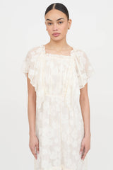 Ulla Johnson Floral Ruffle Dress
