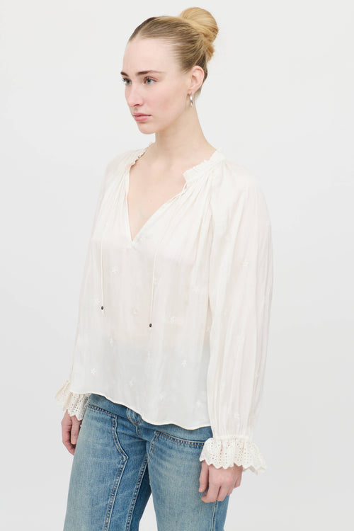  Embroidered Irene Blouse