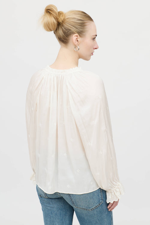  Embroidered Irene Blouse