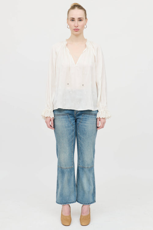  Embroidered Irene Blouse