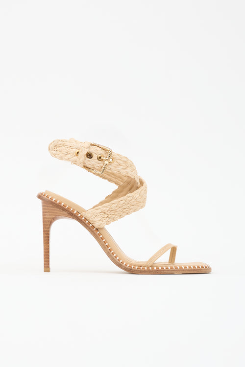 Ulla Johnson Woven Raffia Lydia Sandal