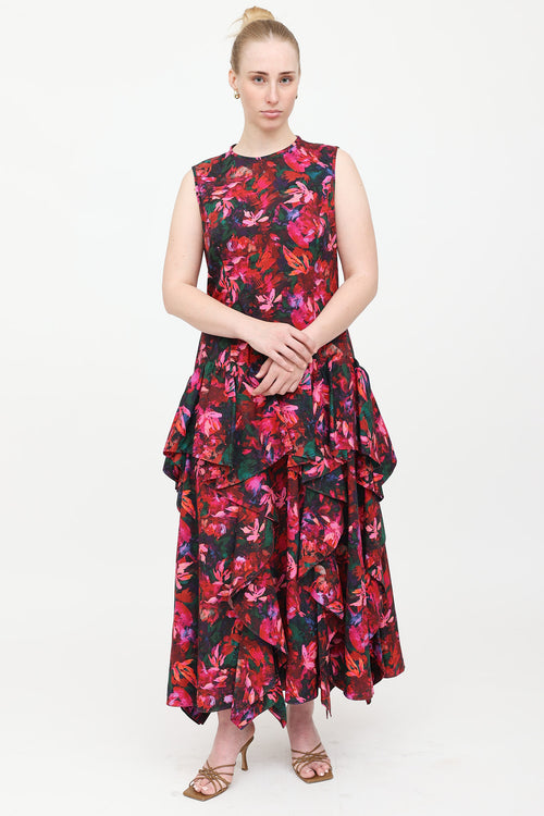Ulla Johnson Floral Mural Dress