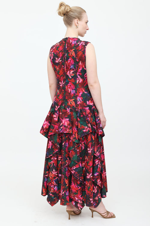 Ulla Johnson Floral Mural Dress
