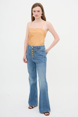 Ulla Johnson Lou Flared Leg Jeans