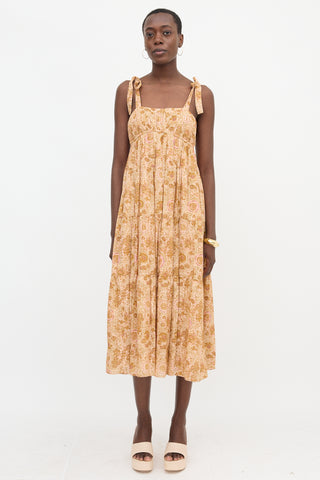 Ulla Johnson Floral Tiered Dress