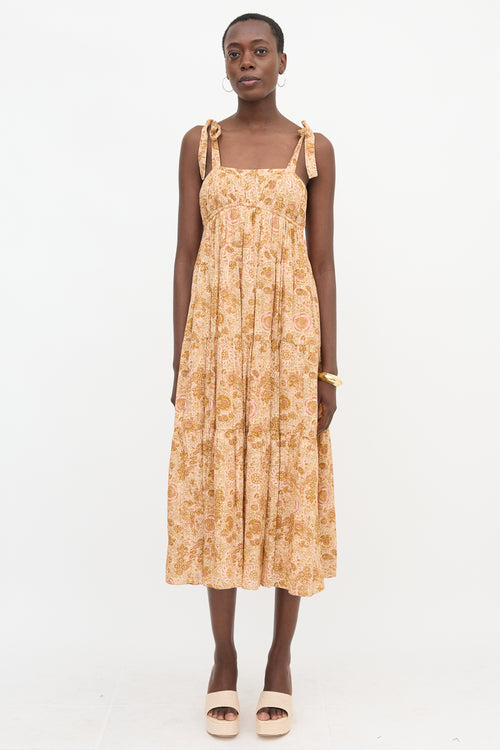 Ulla Johnson Floral Tiered Dress