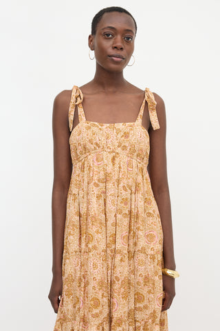 Ulla Johnson Floral Tiered Dress