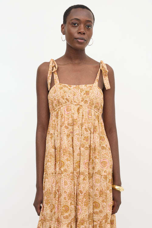 Ulla Johnson Floral Tiered Dress