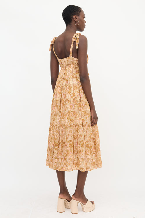 Ulla Johnson Floral Tiered Dress