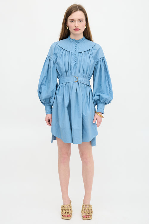 Ulla Johnson Belted Ruffle Dress